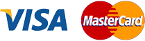 Logo visa and mastercard